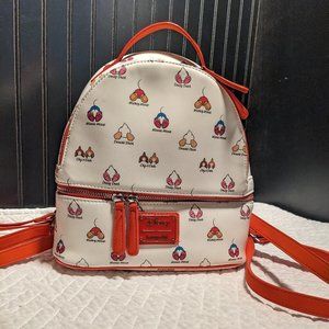 Disney Loungefly Backpack Bottoms Up
